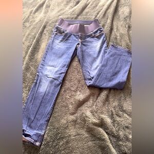 Old navy maternity wide leg jeans